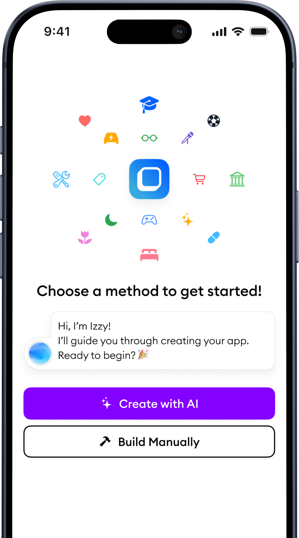 Easyapp AI mini app builder - Create with AI or Build Manually
