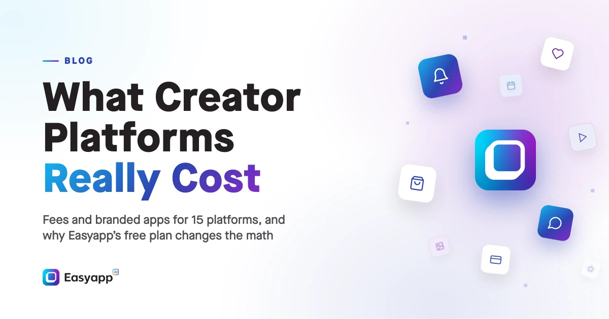 What Creator Platforms Really Cost