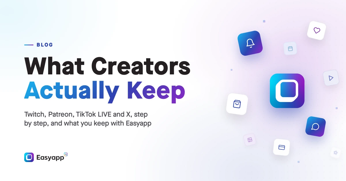 What creators actually keep